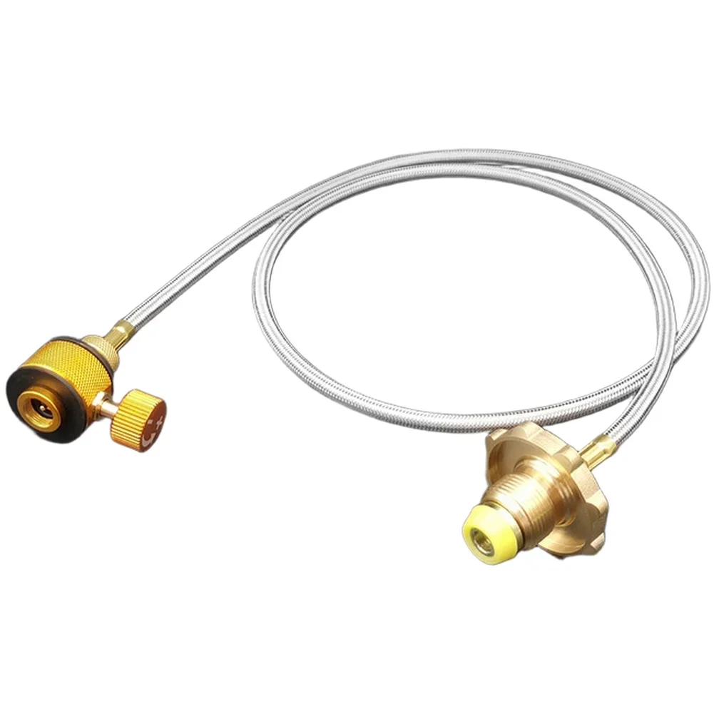 Outdoor Fuel Adapter Pipe for Taiwan For LPG to Flat Canister Copper Stainless Steel Enhanced Explosion Resistance