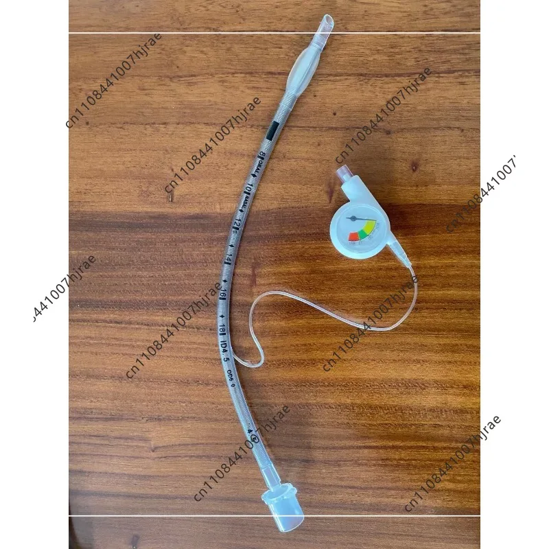 Pet endotracheal intubation airbag manometer, intubation pressure detection