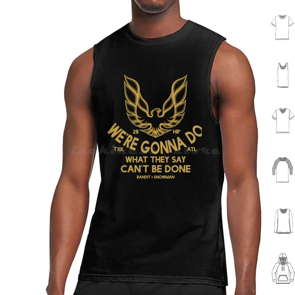 Smokey And The Bandit Text Tee Tank Tops Print Cotton Smokey And The Bandit Burt Reynolds Smokey Bandit Trans Am Firebird