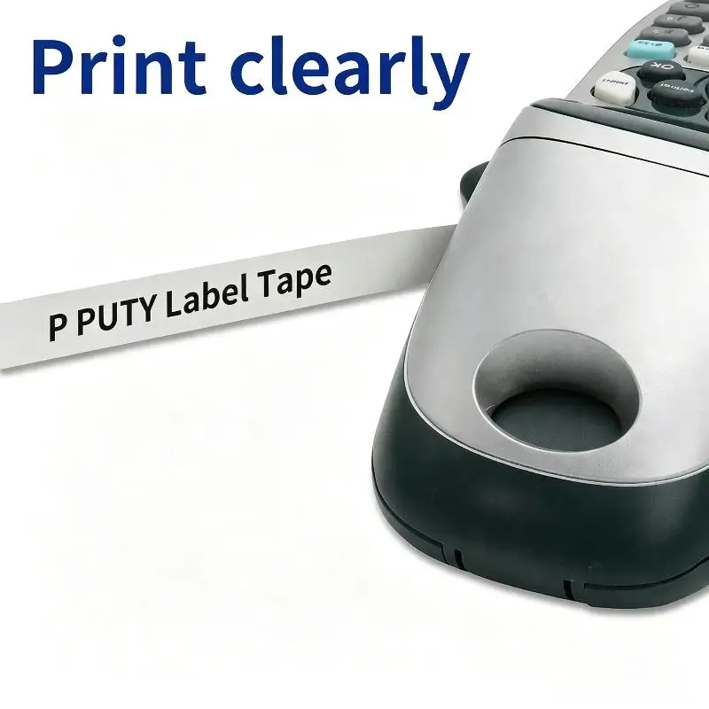 Compatible Dymo LT Label Tapes Long Lasting Clear Print Multi Color for Office Inventory Sorting Tasks