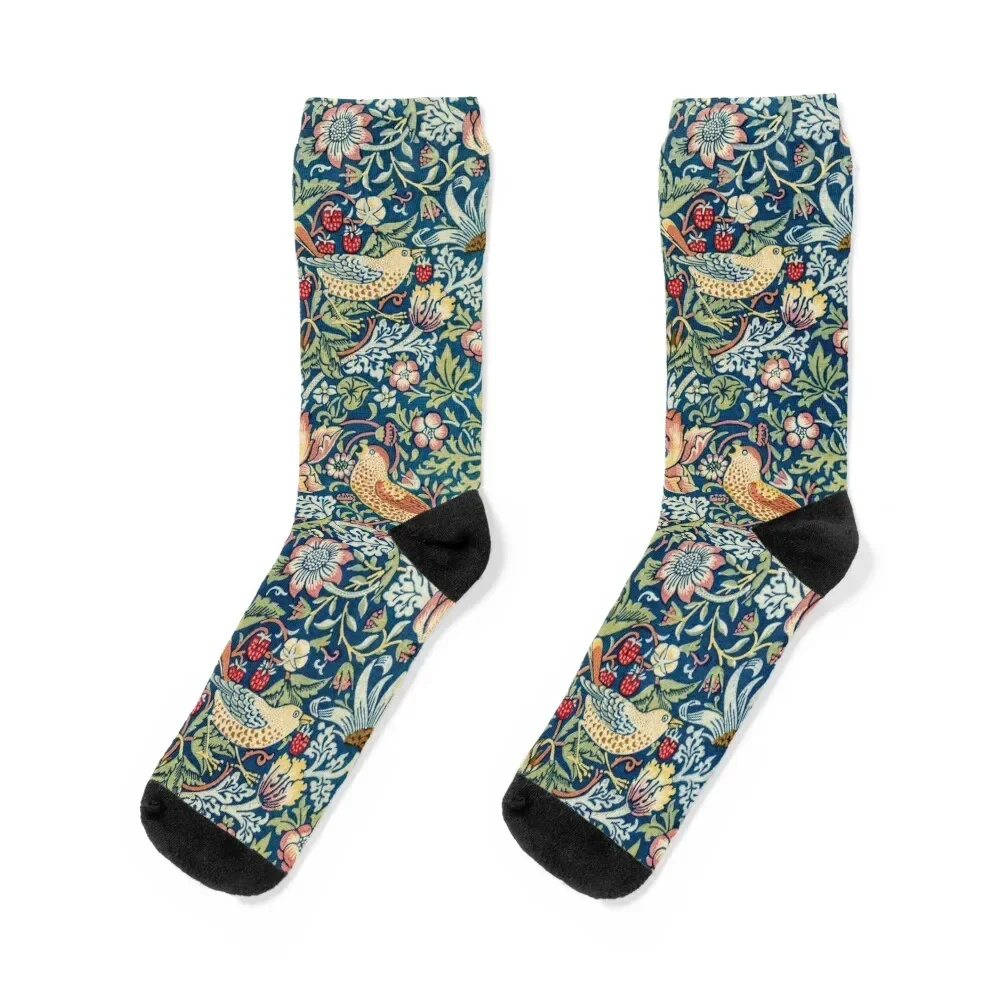 

strawberry thief Pattern Morris Socks golf cycling Lots Men's Socks Luxury Women's