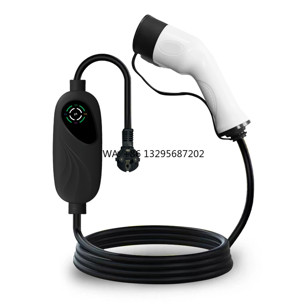 

European Standard Type 2 3.5KW 16A T2 Household Electric Vehicle Portable EV Charger