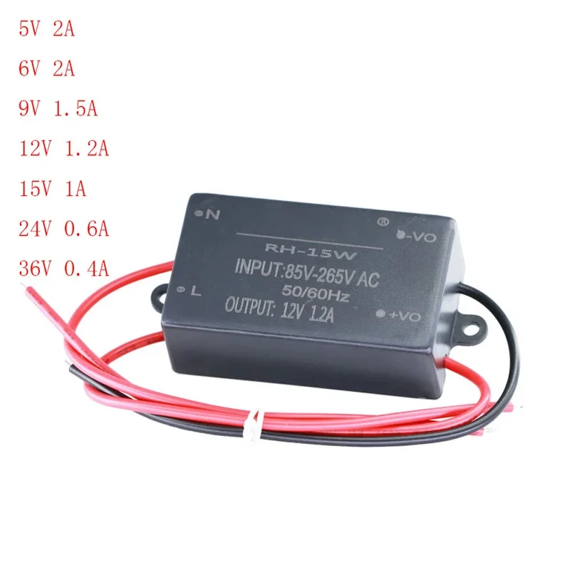 AC/DC to DC Step-Down Power Supply Module AC85-220V to DC 5V 6V 9V 12V 15V 24V 36V Mini Buck Convert AC-DC Regulator Module