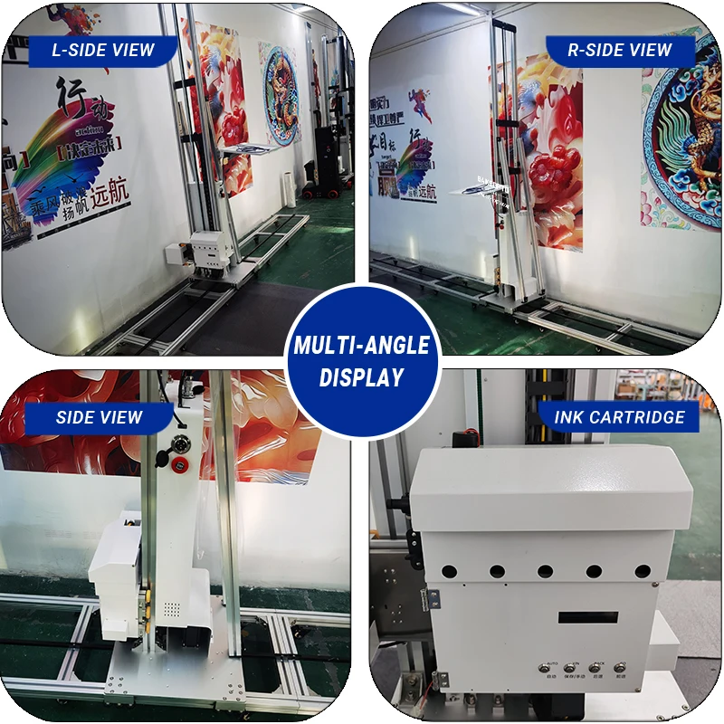 White color Portable Wall Printer High Value Fast Printing Speed High Precision Lightweight Design for Business Use