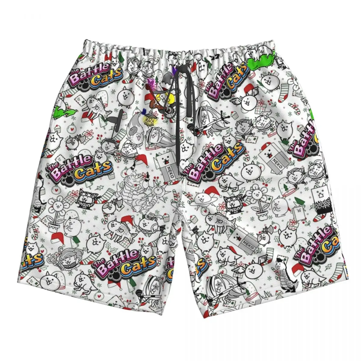 

Battle Cats Trunks Beach Board Shorts Casual Quick Dry Swimming Summer Men Pants