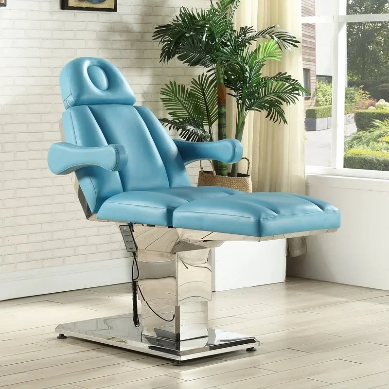 for Electric Beauty Bed Stainless Steel Micro Plastic Surgery Injection Bed Pedicure Chair Tattoo Embroidery Bed Hair