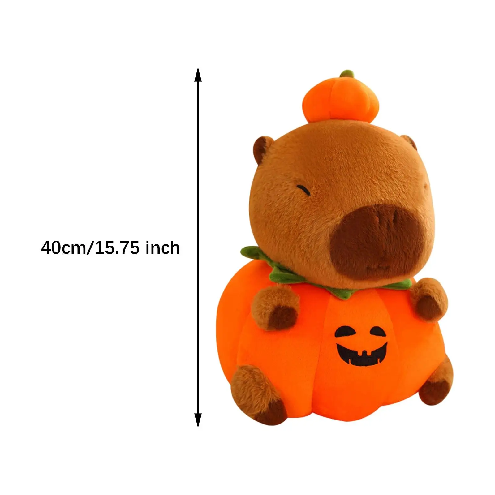 Capybara Plush Toy Realistic Home Decor Cartoon Plush Animal Plush Capybara Doll for Kids Teens Boys Girls Family Birthday Gifts