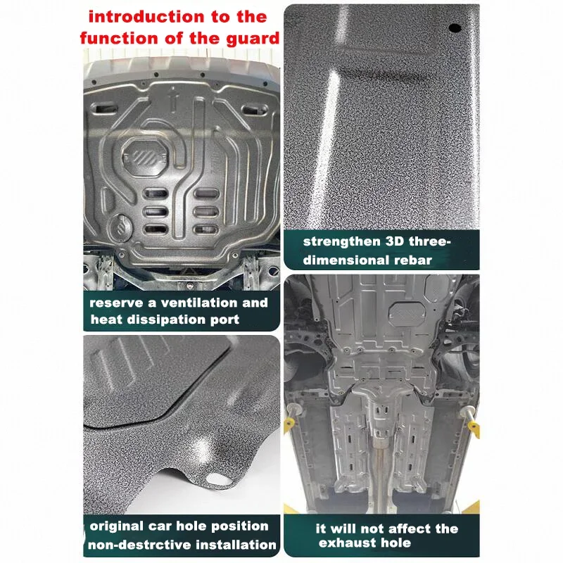 メルセデスベンツ E200L 2016 マンガン鋼アンダーエンジンガード保護装置エンジンボンネットエンジンシールドカーアクセサリー用。