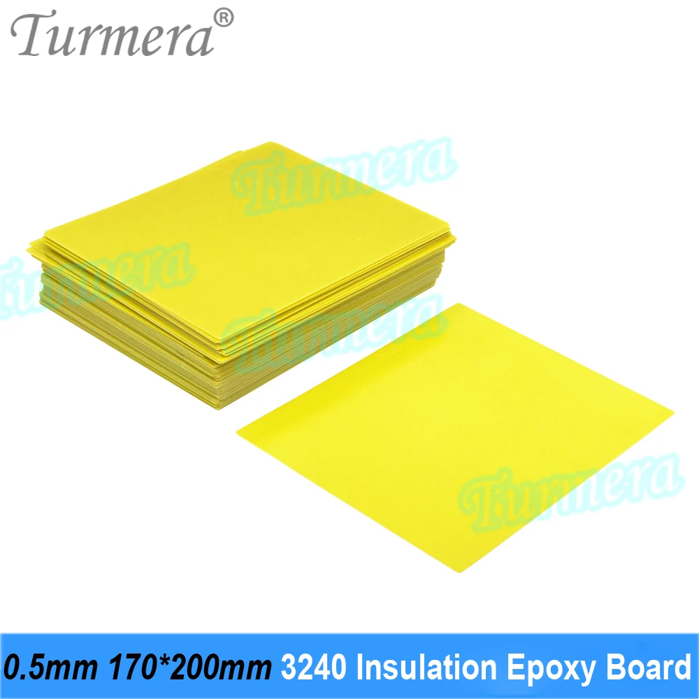 Turmera 8Pieces 3240 Insulation Epoxy Board 0.5mm Thickness 170*200mm Use in 3.2V 280Ah 305Ah 320Ah 12V Lifepo4 Battery Pack Diy