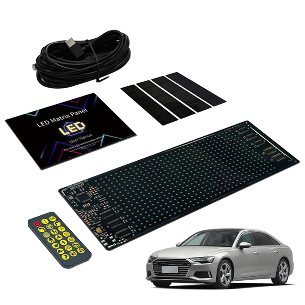 

APP Control LED Matrix Pixel Panel IP65 Waterproof Scrolling Advertising LED Signs Flexible LED Matrix Panel for Store Hotel Bar