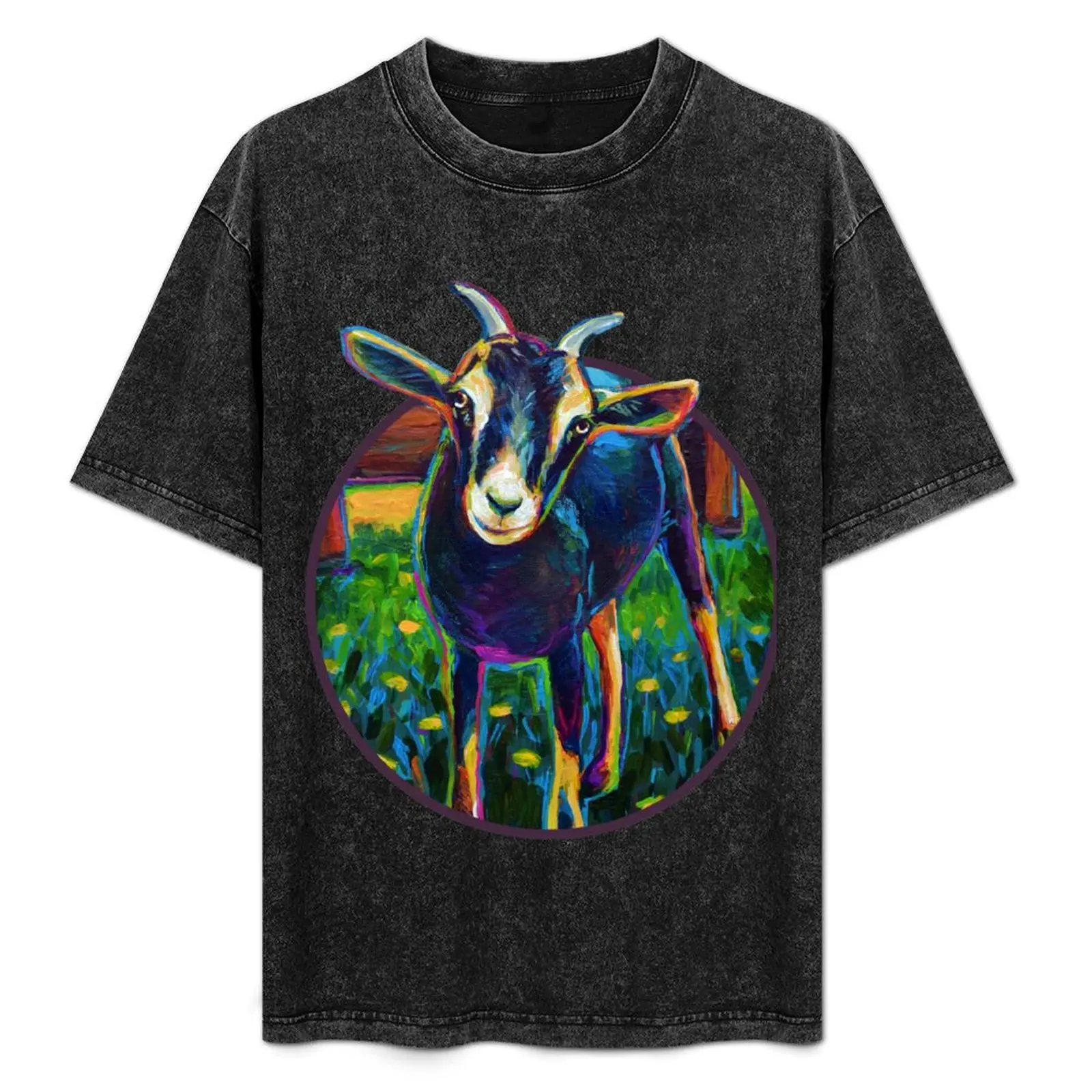 

Colorful Black Farm Goat Design T-Shirt new edition boys animal print customs design your own mens champion t shirts