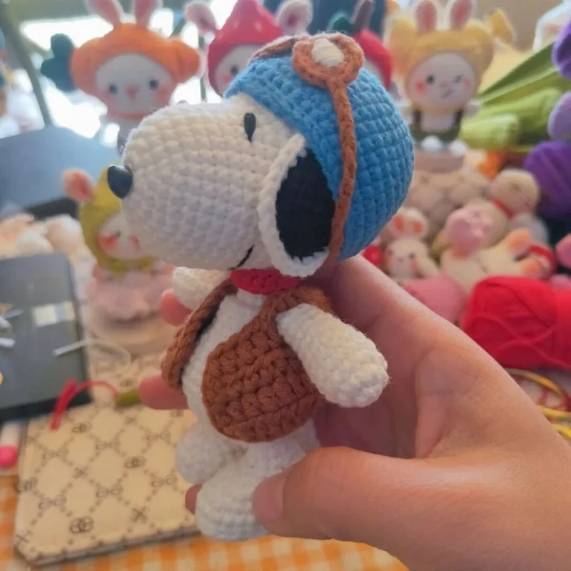 سنوبي اليدوية DIY المواد حزمة قلادة شخصية أنيمي المنسوجة الذاتي إعطاء لصديق صديقة زوجين هدية عيد ميلاد محلية الصنع