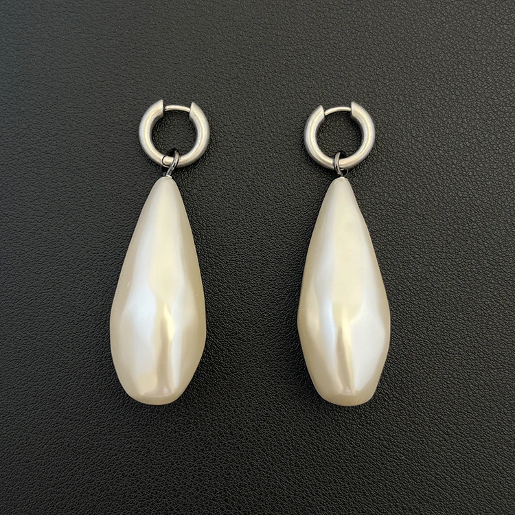 

Горячие европейские модные дизайнерские брендовые серьги-подвески с жемчугом, женские роскошные ювелирные изделия