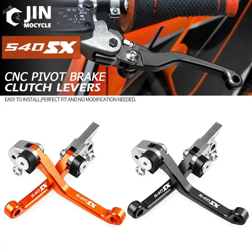 

540 SXS SX Motorcycle Foldable Pivot Dirt Bike Brake Clutch Levers Cable Lever Handle For 540SX 2001 2002 2003 2004 2005 -2006