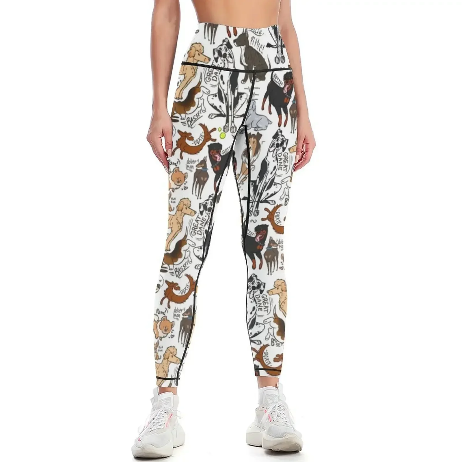 

Dogs! Dogs Everywhere! Leggings Women's pants Sportswear woman gym gym top Legging sport Womens Leggings