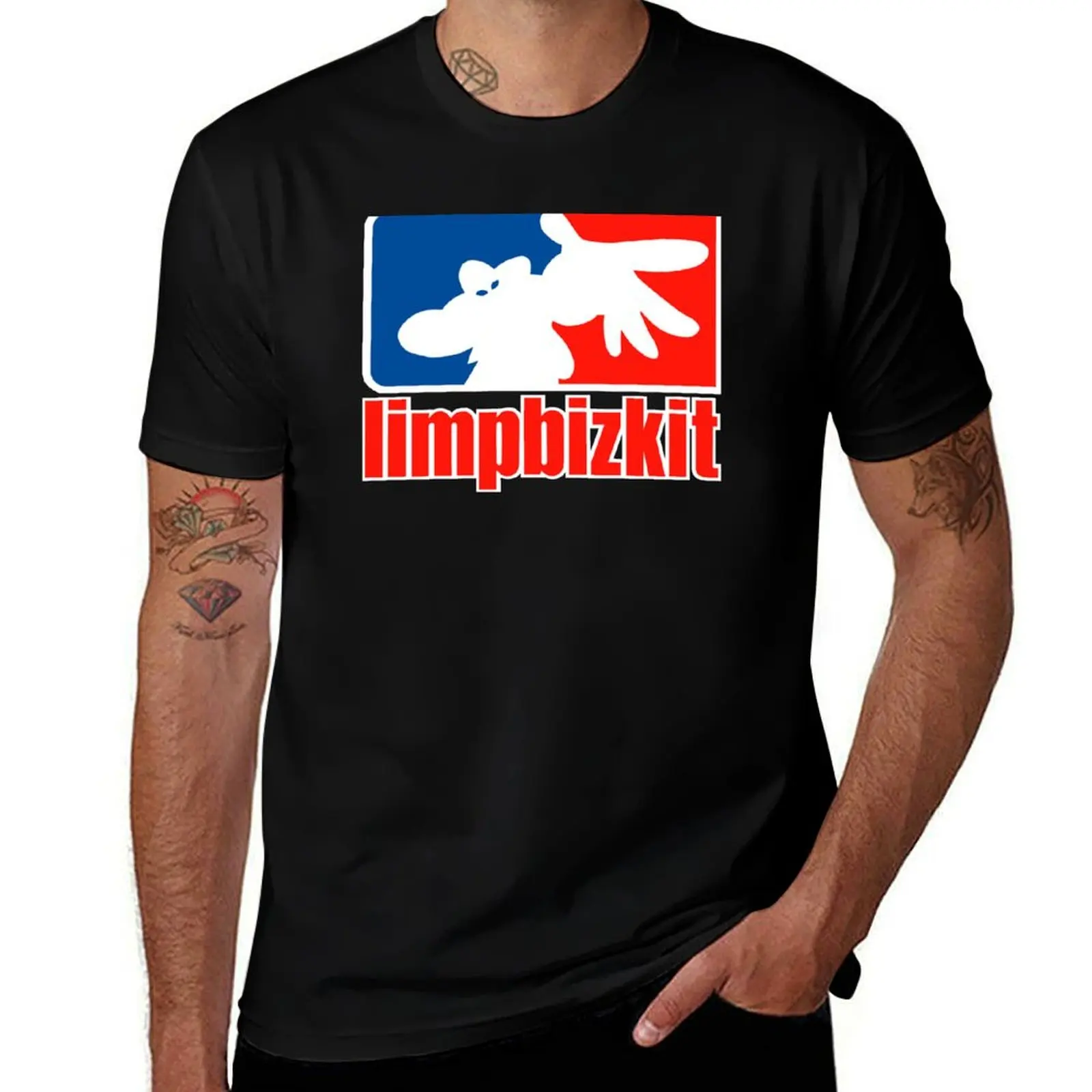

LIMPBIZKIT THE BEST LOGO T-Shirt man t shirt luxury cotton t shirts man 100% man t shirt graphic T-shirt