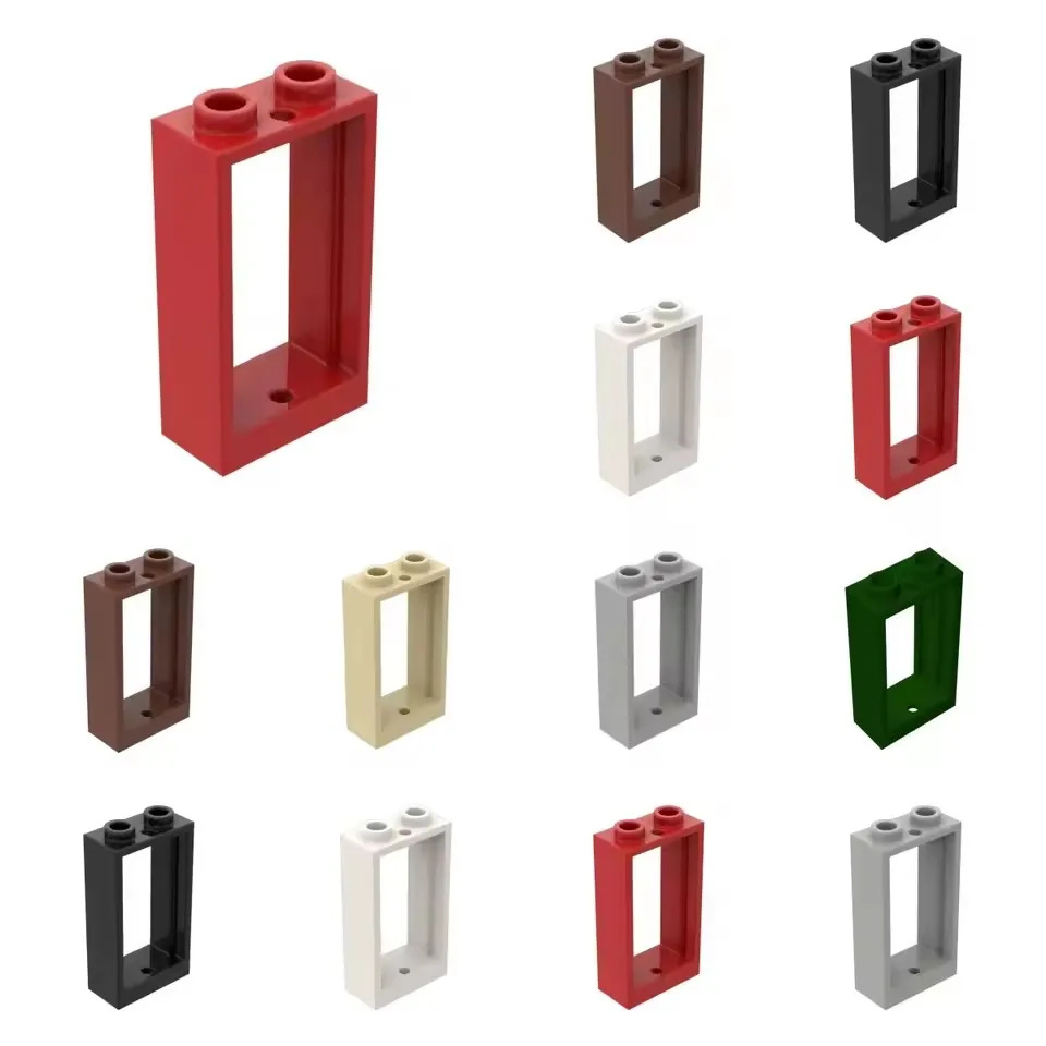 Gobricks Building Blocks GDS-782 FRAME Window 1X2X3 - 1x2x3 compatible with 60593 children's DIY Educational Technical