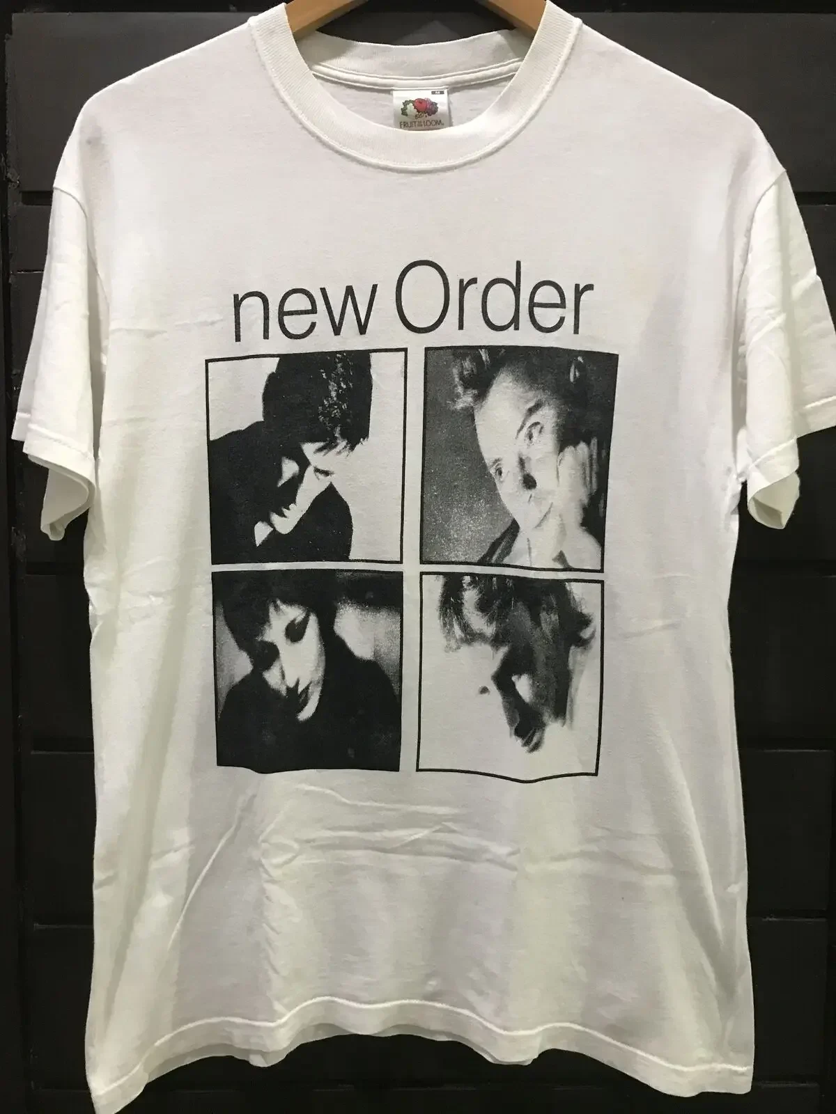 

New Order White Short Sleeve Cotton T-shirt Unisex S-5XL VN0278