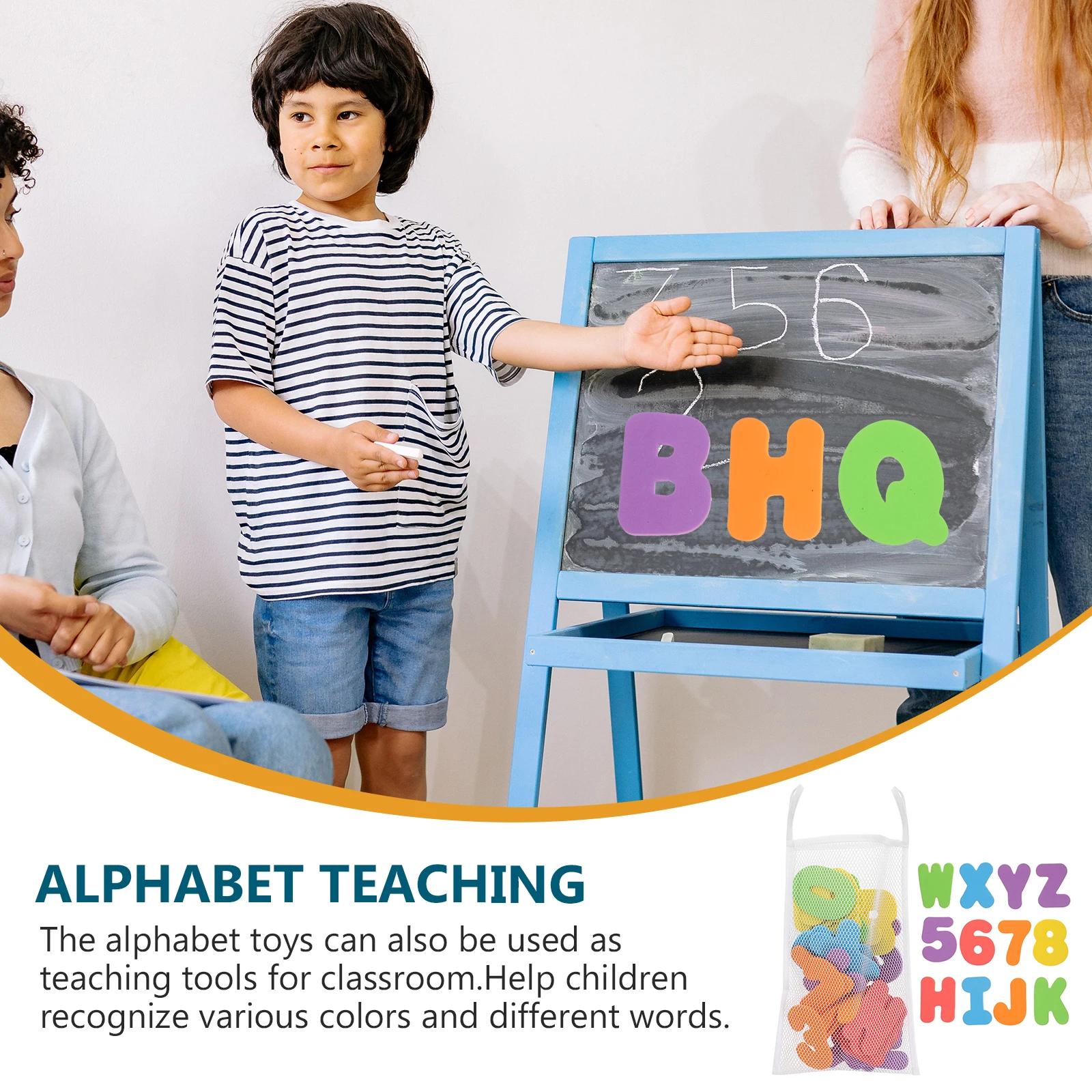 1Set Eva Alphabet Number Educational Playthings for Kids Baby Early Learning Cognitive Exercise Gift Eva Alphabet Toys