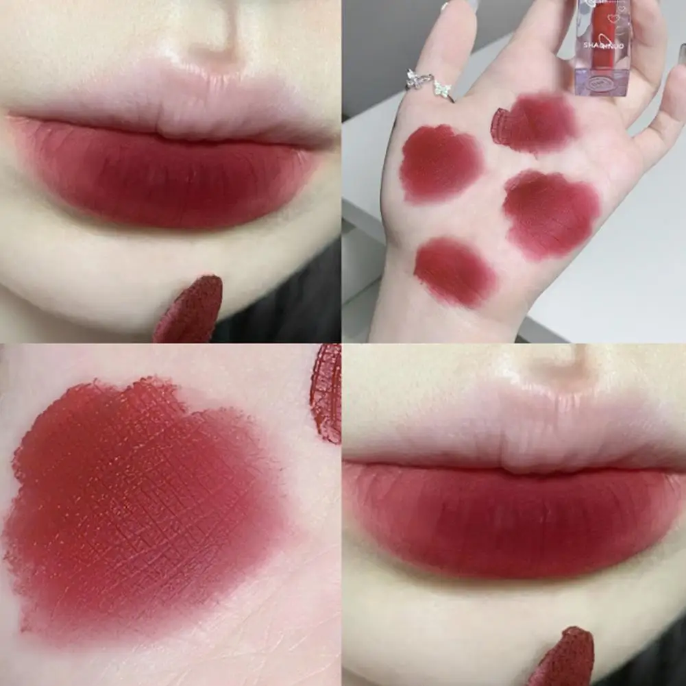 Soft Matte Velvet Lip Glaze para mulheres, impermeável, duradouro, bálsamo sexy, batom, brilho, sedoso, suave, maquiagem, presente, J0x4