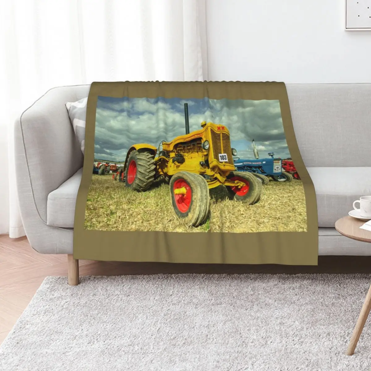 Minneapolis Moline G Throw Blanket Decorative Soft Throw Blanket for Couch Sofa