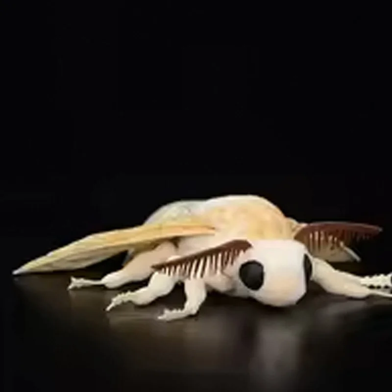 25 cm carino seta falena fedeltà baco da seta peluche volare giocattoli di peluche amanti degli insetti decorazione morbidi cuscini regalo di Halloween per bambini