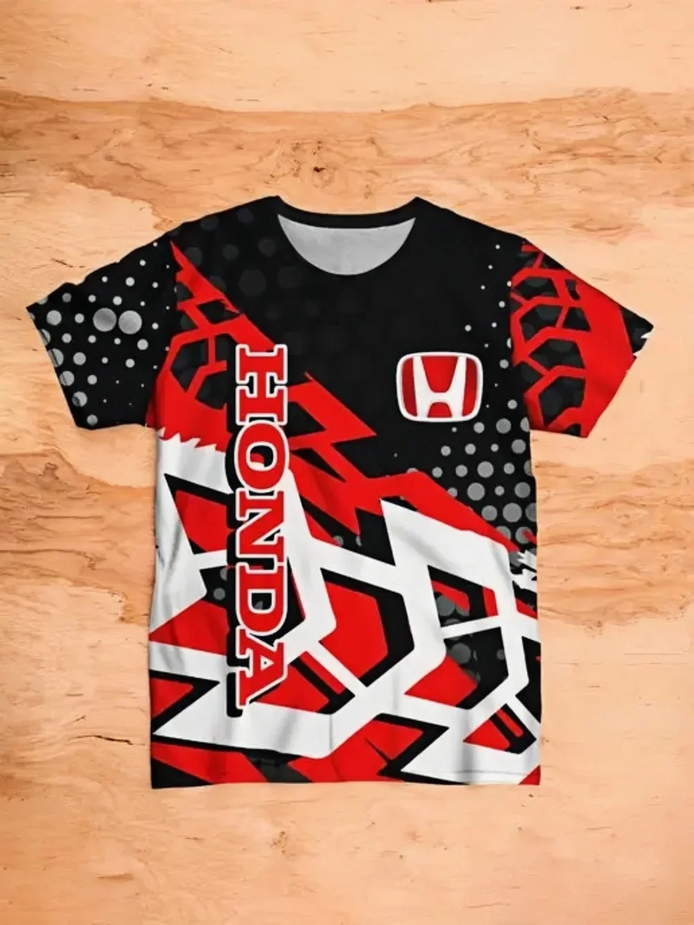 

Summer Men's Honda T-Shirt Short Sleeve Street Trend Cool Quick-Dry Jersey Sports Motorcycle Racing Car Brand​