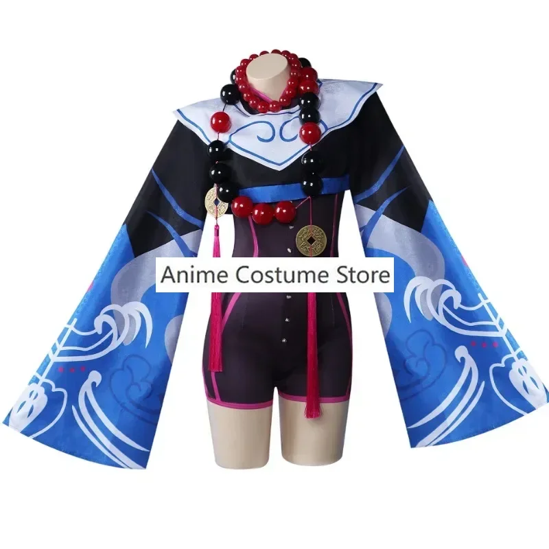 ชุดจั๊มสูทลายซอมบี้สำหรับชุดคอสเพลย์ผู้หญิงชุดเครื่องประดับสร้อยคออะนิเมะซอมบี้สไตล์โบราณไม่มีที่ไหนยุ่งเหยิง