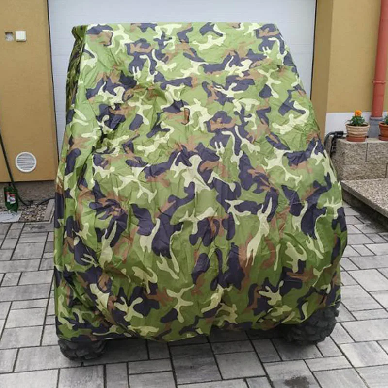 Atv Motorcycle Camouflage Dust Cover Sun Protection Waterproof Protective Cover Car Clothing