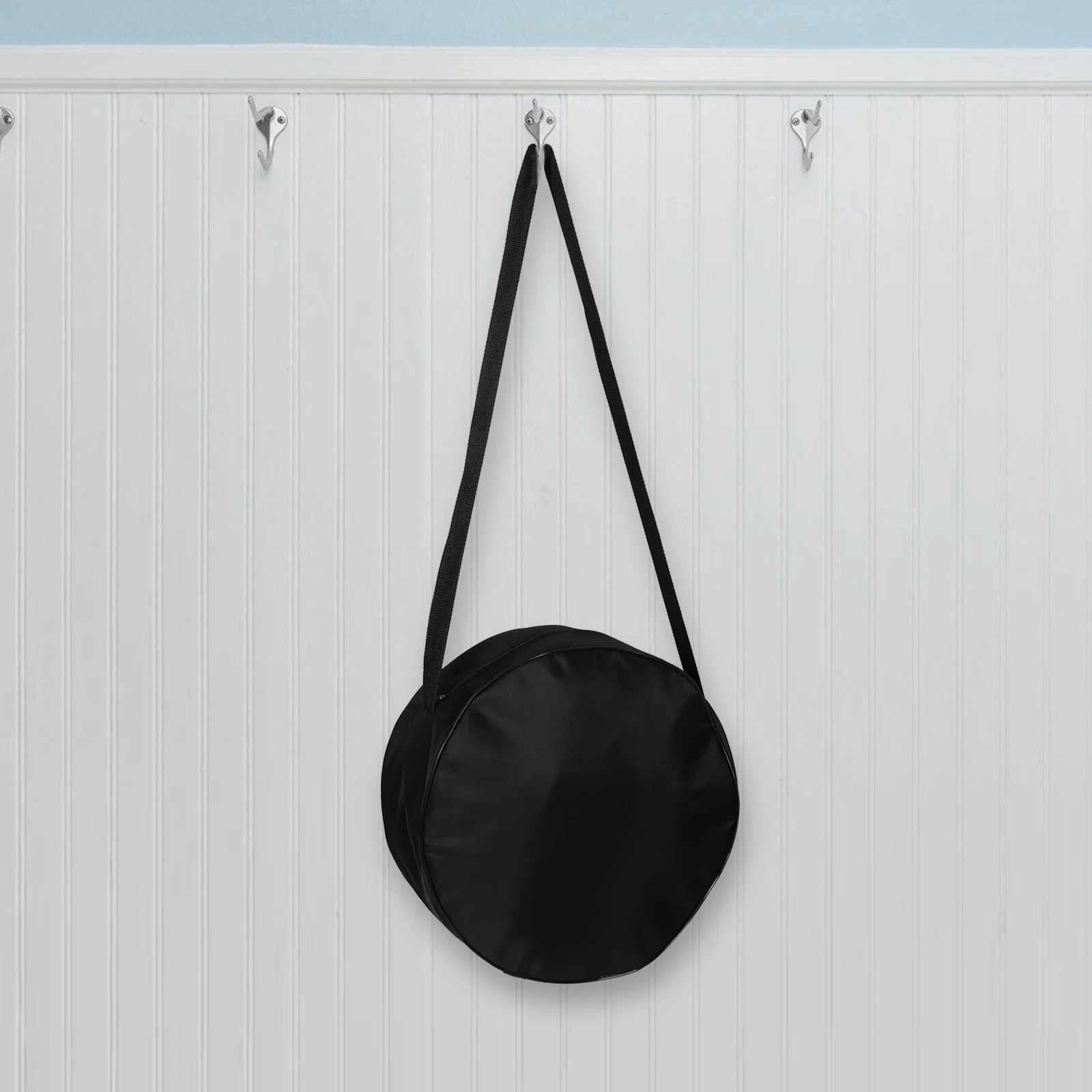 Lightweight Yoga Wheel Bag Portable Fitness Travel Case With Pockets Thickened Cushioning Moisture Resistant Durable Zipper For