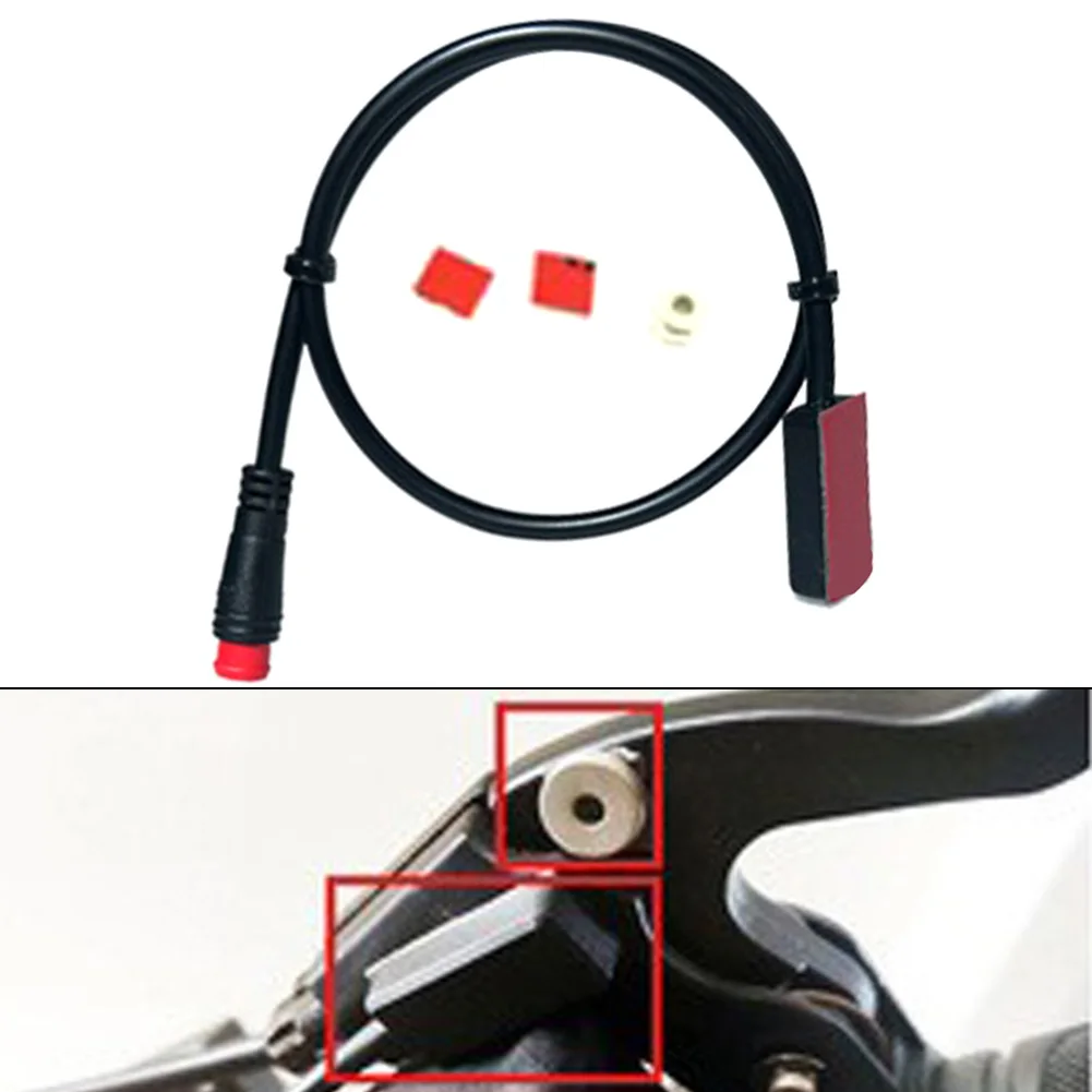 Brake Sensor For Hydraulic EBike Conversion Kit Conversion 2 Pin Red Brake Sensor Waterproof Electric Bike Refit Accessories