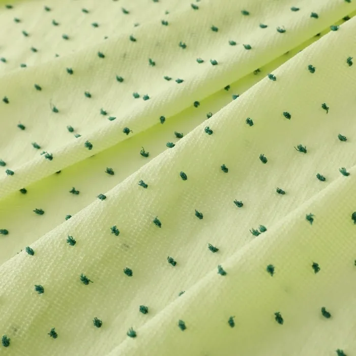 

High quality imitation cotton tissu Candy colored refreshing bubble tela Shirts dresses sunscreen clothing fabric for sewing