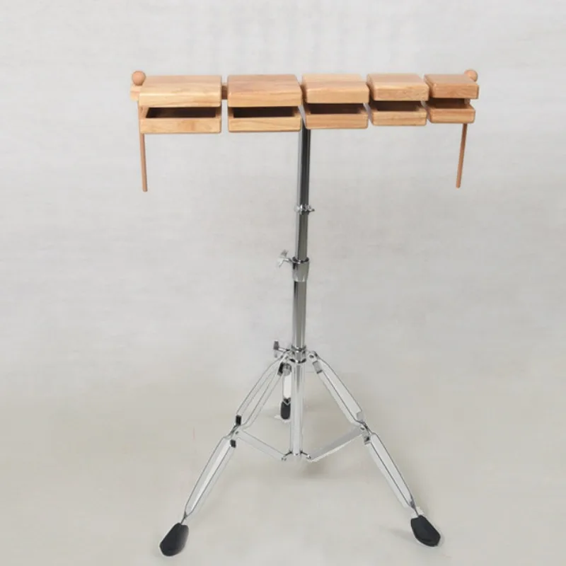 Five-tone square gong holder Orff music gong percussion band backing track five-tone gong