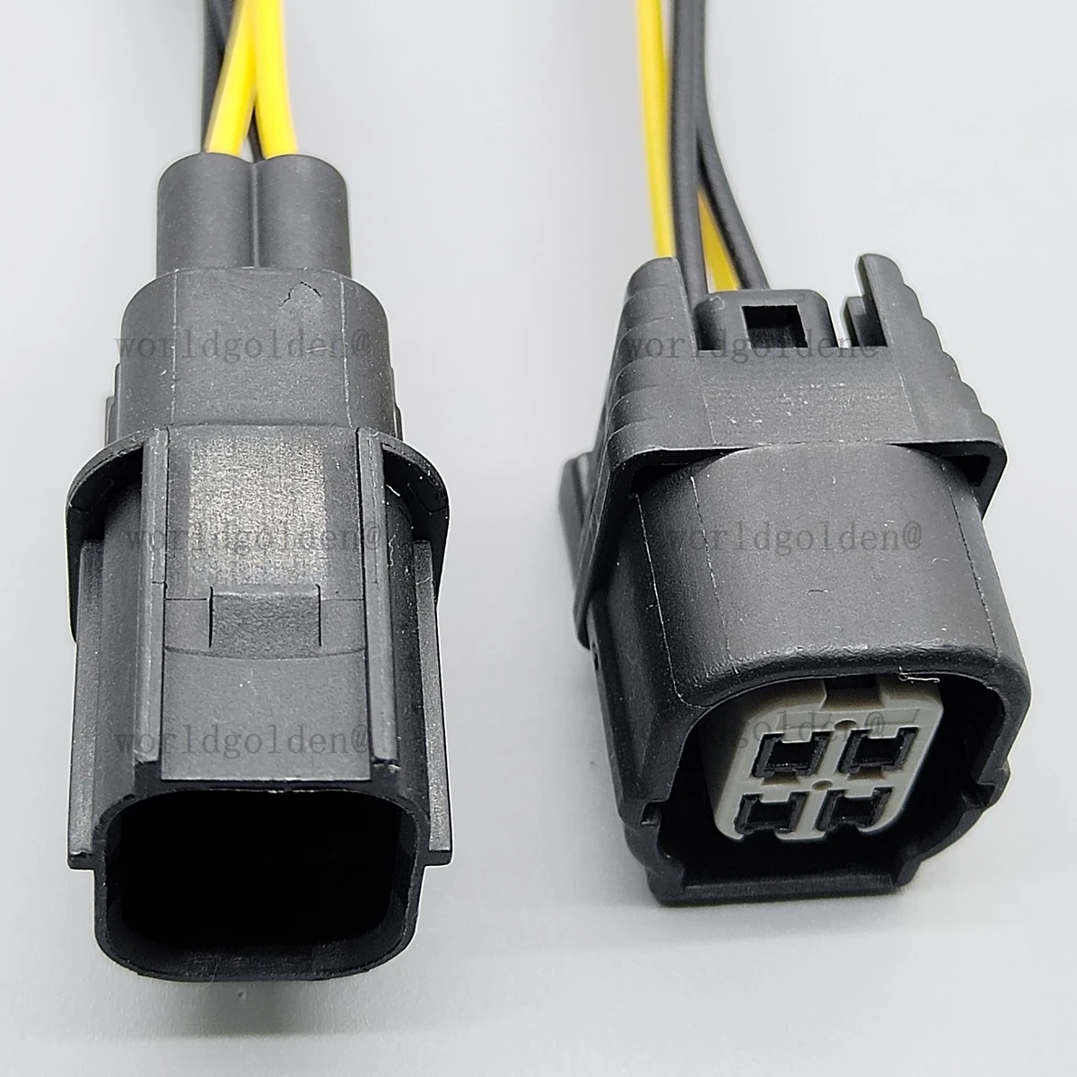 6188-4776 6189-7039 Black 4Pin Sealed Pre-cabled Plug for Universal Vehicles Assemble Lamp & Sensor Outer Harness