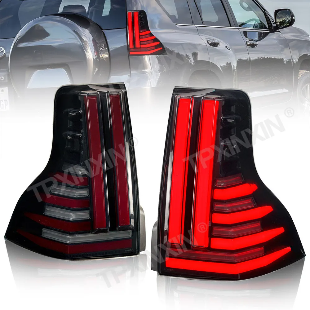 

Car Tail Light Lamp Assembly For Toyota PRAD For LEXUS GX400 GX460 2010-2018 Lamp LED Signal Part Through Modification Taillight