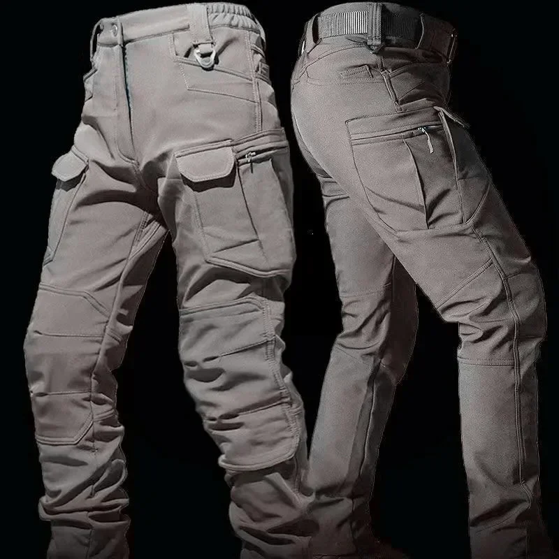 Veste et pantalon d'alpinisme coupe-vent et imperméables pour hommes, velours épais, extérieur, enveloppeur, coquille souple, gardien, hiver, 2024