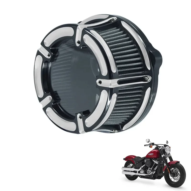 

For Harley Touring 2017 - up Road King 2017 - up Softail 2018 - up Air Filter Clarity Contrast Cnc See Through Cleaner