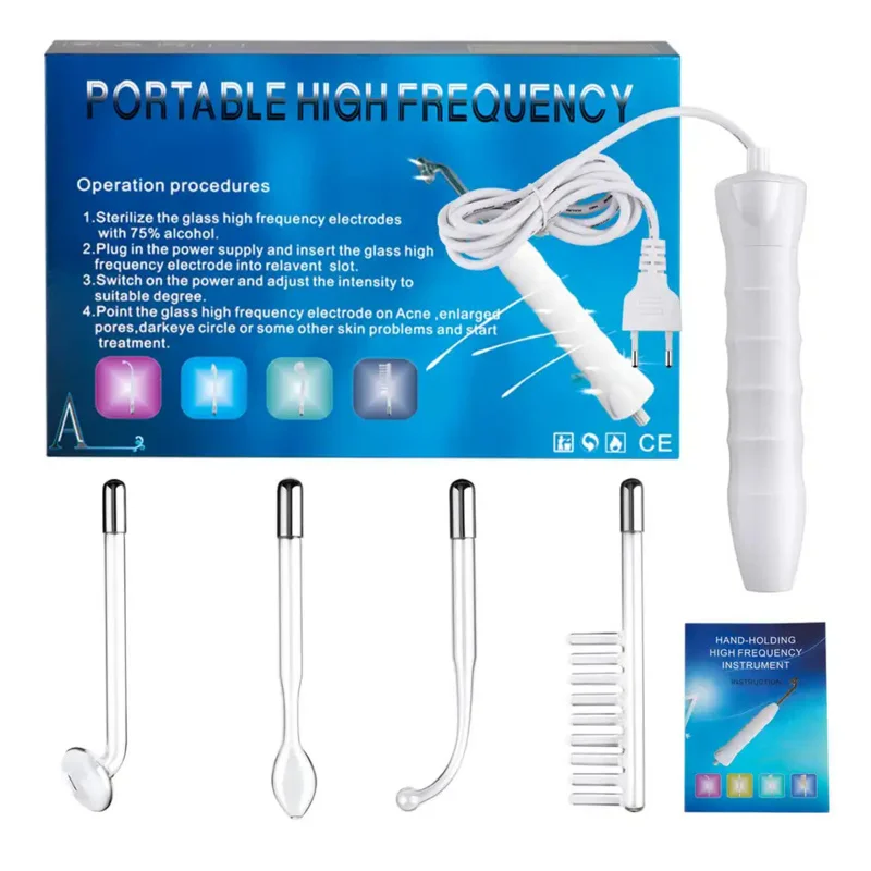 Home Use Anti-aging Acne Treatment Skin Care Facial High Frequency Wand Machine face beauty device