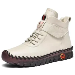 Women White Winter Women Boots Mom Cotton Shoes for Women 2024 New Waterproof Keep Warm Short Snow Boot Brown Long Boots