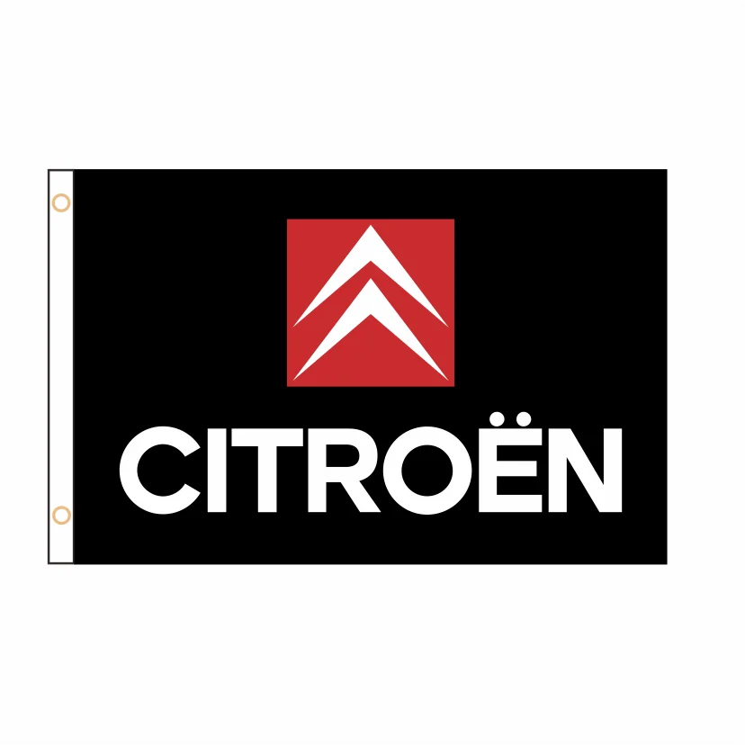 Free Design Citroen Flag Banner 2Ft*3Ft 3Ft*5Ft QZ-198