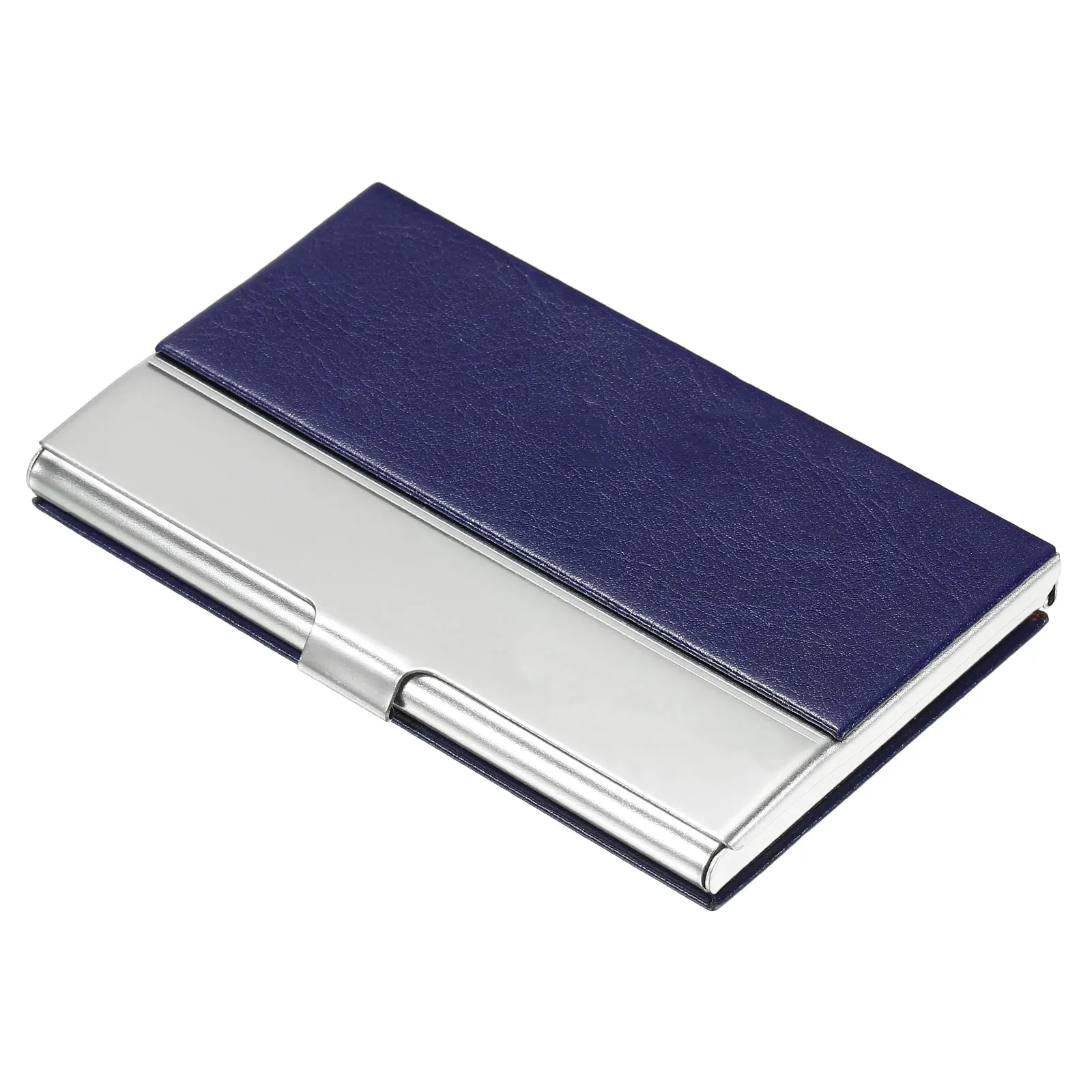 

1Pcs 3.7 x 2.4 x 0.3 Inch Business Card Holder PU Leather Flip Slim Name Cards Protector Case for Women Men