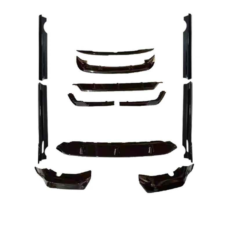 New Design 12PCS 2019 To 2022 For BMW X7 G07 M Sport Rear Diffuser Spoiler Side Skirts Splitter Front Bumper Lip By All Body Kit