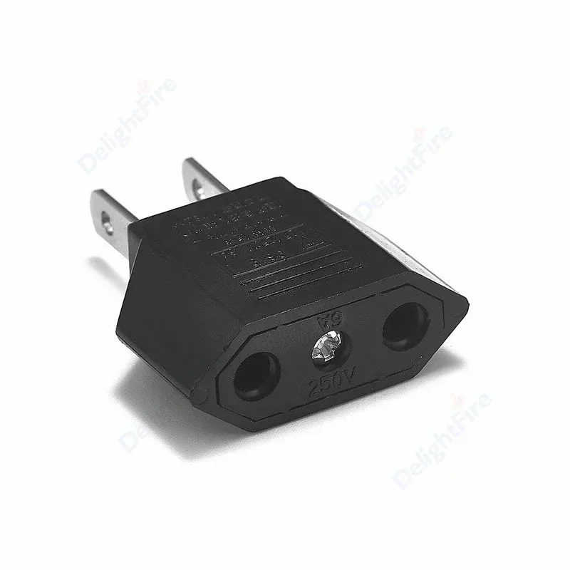 EU To US CN MX Travel Adapter European Euro To American China Power Adapter 2Pin US Plug Adapter Type A Converter Socket Adaptor