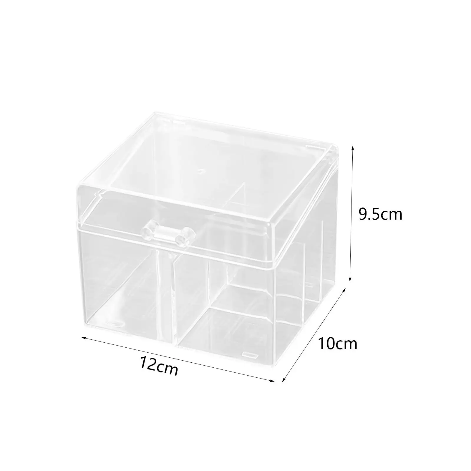 Card Storage Box Trading Card Organizer Transparent Protect Collectible Organizer Storage Box for Game Cards Baseball Cards