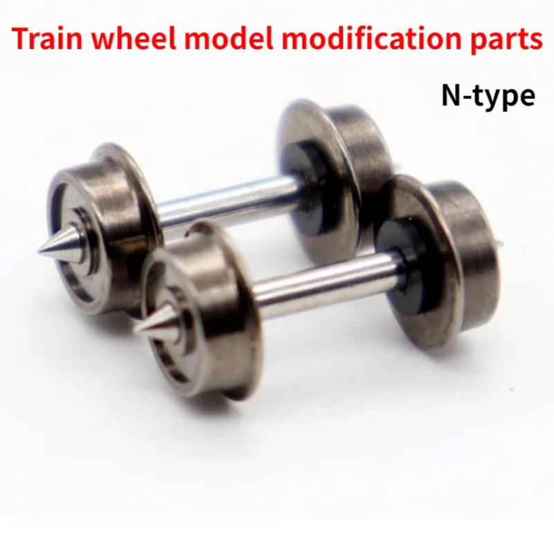 

N Тип 1/160 Аксессуары для поездов Поезд Пассажирское колесо Модификация Аксессуары Каретка Модель Колесо Миниатюрный Металл Универсальный