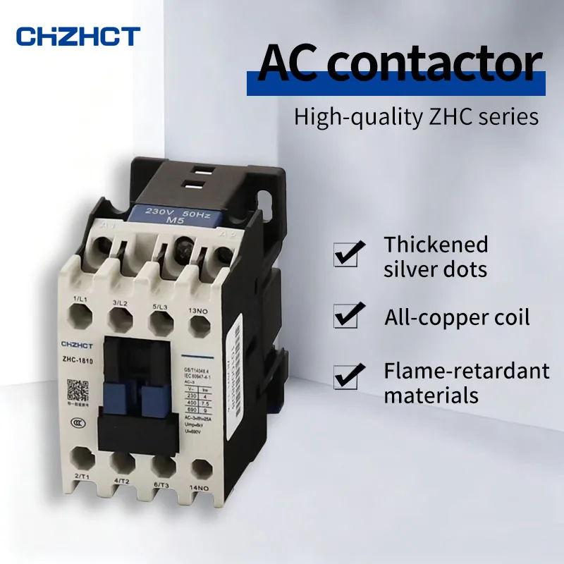 CJX2 Upgraded ZHC-6511 AC Contactor 380V 220V Source Manufacturers