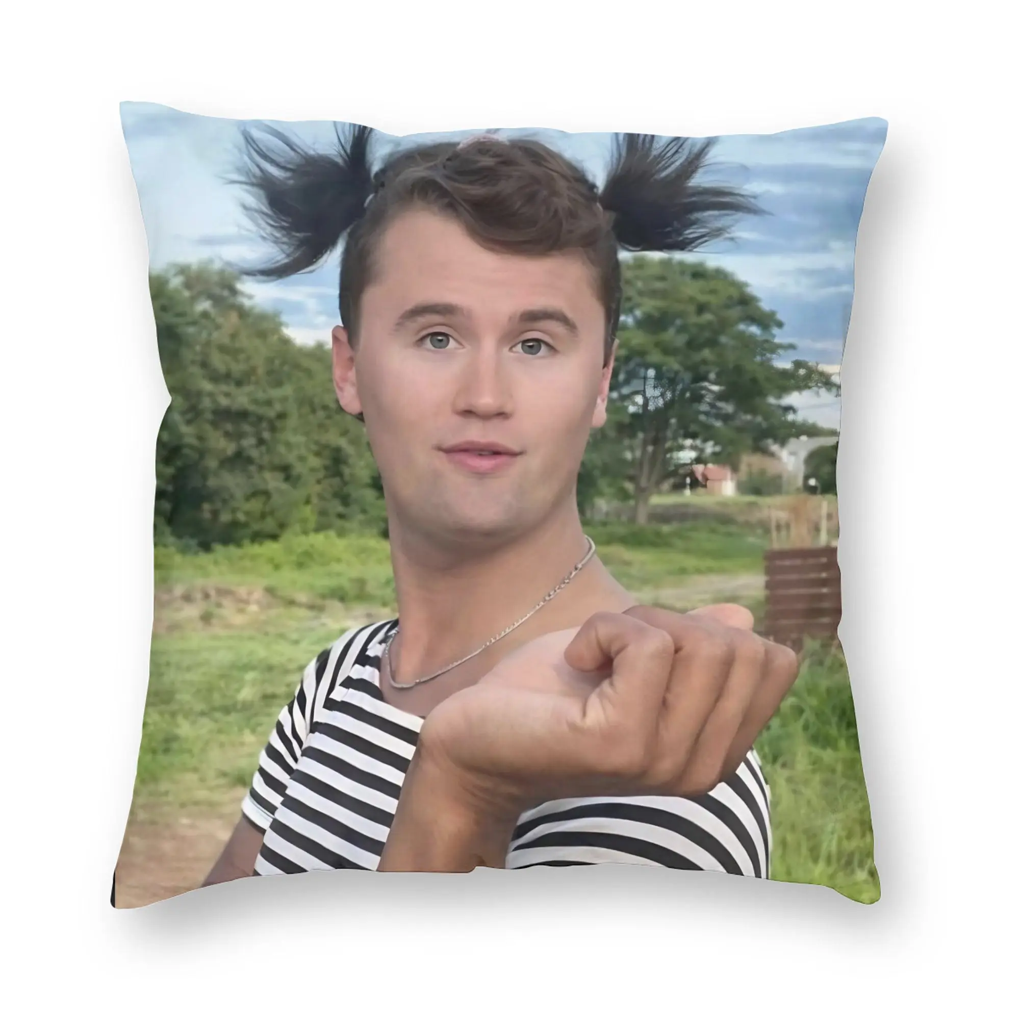 Charlie Kirk Pillowcase Double-sided Printing Polyester Cushion Cover Decoration  Pillow Case Cover Home Zipper 45*45cm
