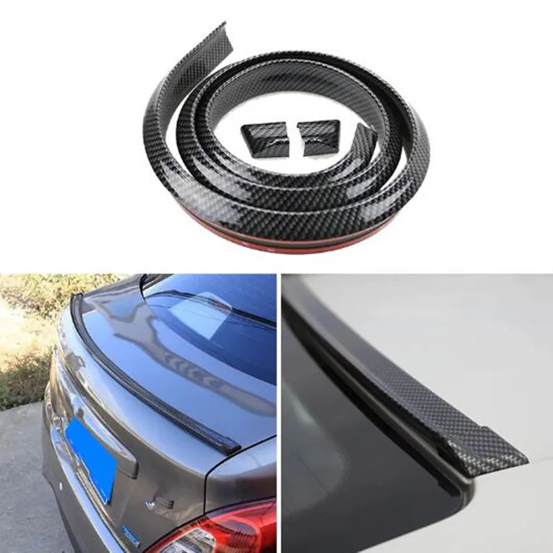 1.5M Car-Styling 5D Carbon Fiber DIY Refit Spoilers For Suzuki Ertiga SX4 SWIFT Alto Liane Grand Vitara Jimny S-Cross