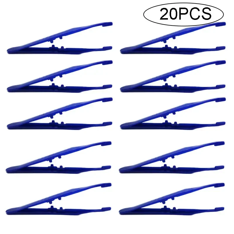 

20Pcs Disposable Tweezers Medical Beads Small Plastic Forceps Tweezers Makeup Clips DIY Crafts Jewelry Making Precision Tweezer