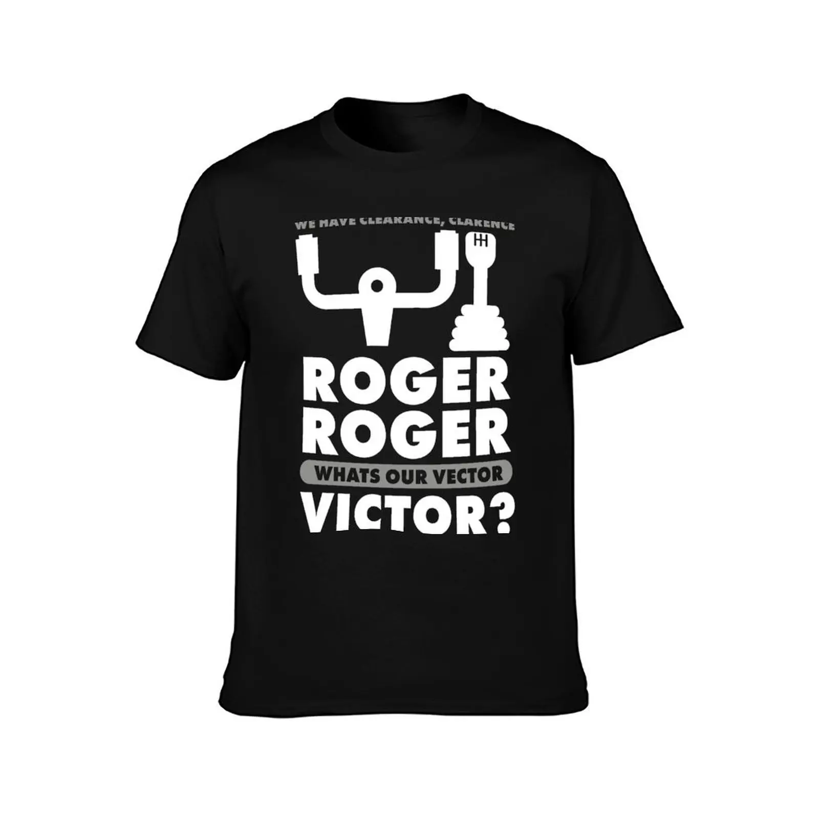 Roger Roger Whats Our Vector Victor Quote T-Shirt Summer Casual Cotton Tee Oversized Streetwear Tops Vintage Graphic Print